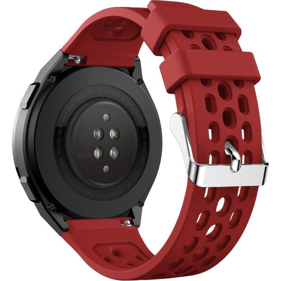 Pasek silikonowy do Huawei Watch GT 2e, Czerwony