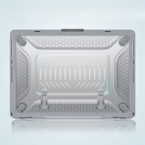  Etui Pancerne Kickstand do Macbook Pro 14 2021 A2442, Szare
