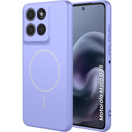 Etui do Motorola Moto G86 5G, Silicone Lite, do MagSafe, fioletowe