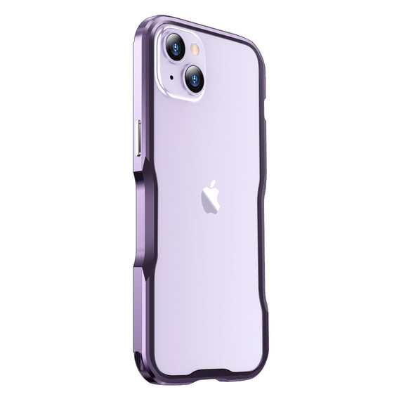 Etui LUPHIE do iPhone 14, Armor Bumper, fioletowe