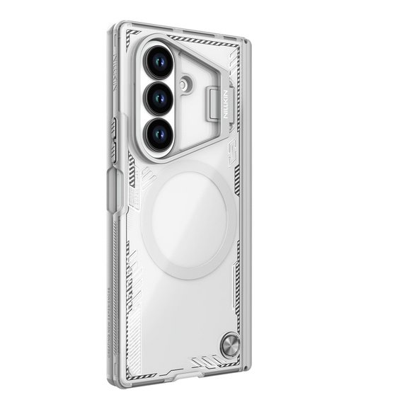 Etui do Samsung Galaxy Z Fold7 5G, pancerne Nillkin, Icelade Prop, do Magsafe, przezroczyste
