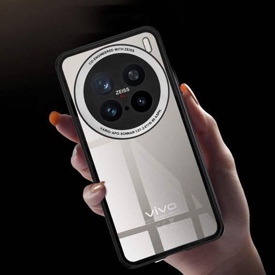 Etui do Vivo X200 Pro 5G, Magnetic Dual Glass, czarne