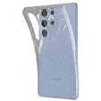 Etui Spigen do Samsung Galaxy S25 Ultra, Liquid Crystal Glitter, przezroczyste + Szkło hartowane