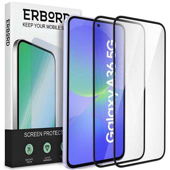 2x Szkło Hybrydowe Ceramic ERBORD do Samsung Galaxy A36 5G