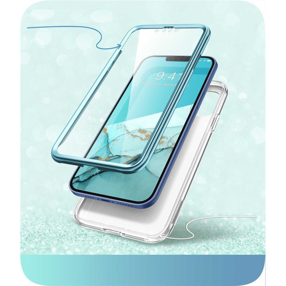Etui Supcase do iPhone 14 Plus, Cosmo, Ocean Blue