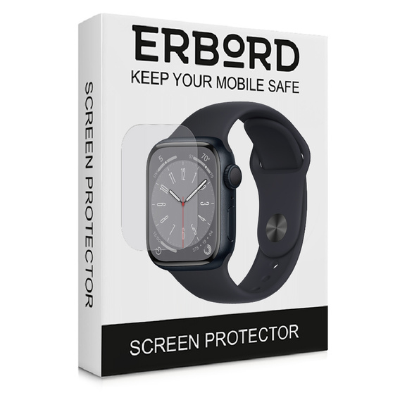 3x Folia Hydrożelowa ERBORD do Apple Watch 7/8/9 41mm