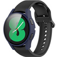 2w1 Etui + Szkło Hartowane do Samsung Galaxy Watch 4 40mm, Granatowe