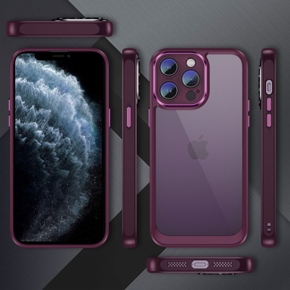 Etui do iPhone 11 Pro Max, ERBORD Impact Guard, bordowe