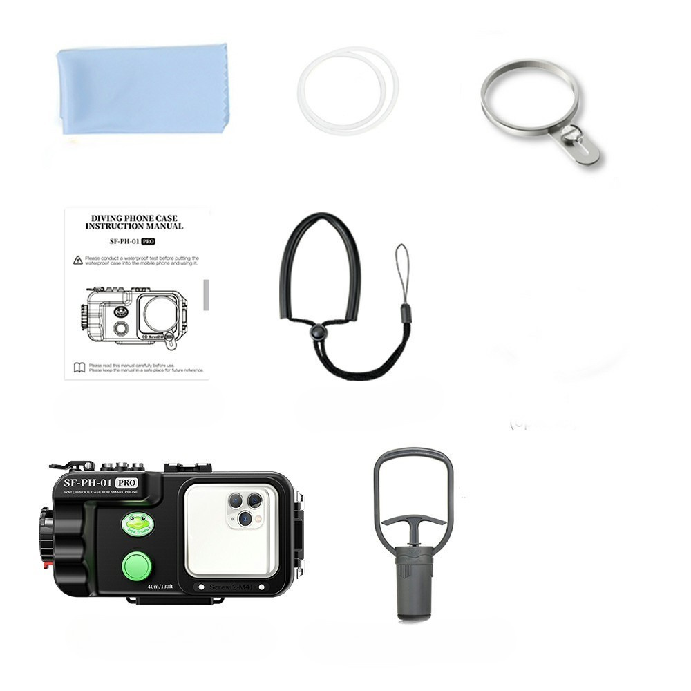 SEA FROGS SF-PH-01-PRO – kompletne etui wodoodporne z akcesoriami do smartfona