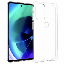 Etui cienkie do Motorola Moto G51 5G, Slim, przezroczyste