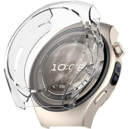 2w1 Etui z Osłoną na ekran do Huawei Watch 5 46mm, Przezroczyste