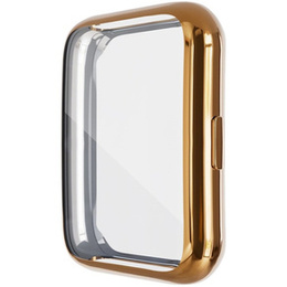 2w1 Etui silikonowe z osłoną na ekran do Huawei Watch Fit 2, Różowe Złoto