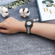 Bransoleta do Apple Watch 1/2/3/4/5/6/7/8/9/10/11/SE Ultra 1/2/3 42/44/45/46/49mm, Czarna