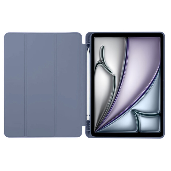 Etui do iPad Air 13" 2025/2024 (7/6 gen.), Smartcase Hybrid, z miejscem na rysik, fioletowe