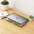 Etui do MacBook Air 15 2023 A2941, Przezroczyste matowe