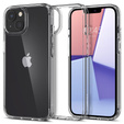 Etui Spigen do iPhone 13, Ultra Hybrid, Crystal Clear, przezroczyste + szkło