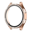2w1 Etui + Szkło Hartowane do Samsung Galaxy Watch 7 44mm, Różowe Złoto