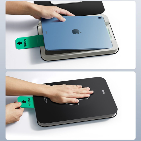 Szkło Hartowane ESR do iPad 11" 2025 A16 (11 gen.) / iPad 10.9" 2022 (10 gen.), z ramką do montażu (2 sztuki)