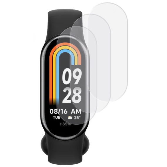 3x Folia Hydrożelowa ERBORD do Xiaomi Smart Mi Band 8 / Xiaomi Smart Mi Band 9