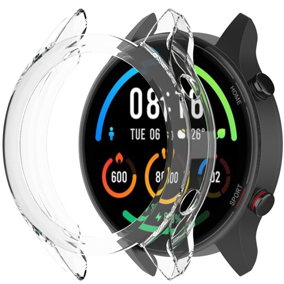 Etui TPU Frame do Xiaomi Mi Watch Color Sport, Przezroczysty