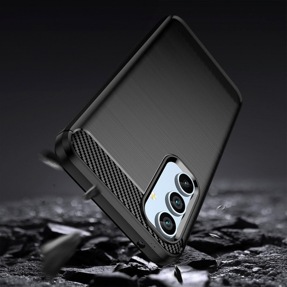 Etui do Samsung Galaxy A54 5G, Carbon, czarne