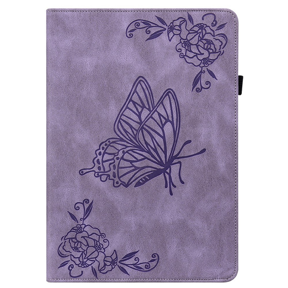 Etui do Samsung Galaxy Tab A11+, Butterfly, fioletowe