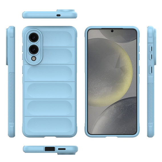Etui do Samsung Galaxy S25 Edge, Gaming Shockproof, niebieskie