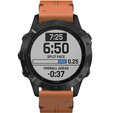 Skórzany Pasek do Garmin Fenix 5 6 7 Forerunner 965 955 945, Brązowy