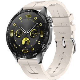 Pasek Silikonowy Uniwersalny 22mm, Beżowy