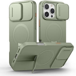 Etui do iPhone 16 Pro Max, Suritch Shockproof, do MagSafe, zielone