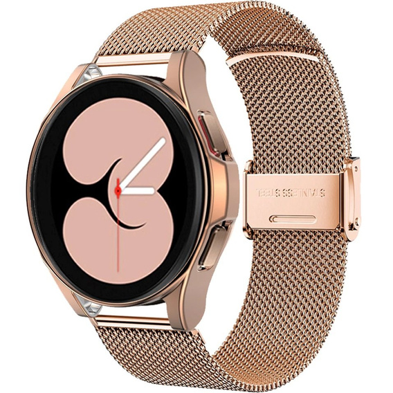 Bransoleta + Etui do Samsung Galaxy Watch 4 Classic 46mm, Różowe złoto