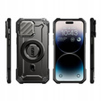 Etui Supcase do iPhone 15, Unicorn Beetle XT, Czarne