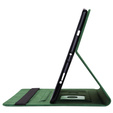 Etui do Lenovo Tab M9, Wallet Pen Slot, butterflies, zielone
