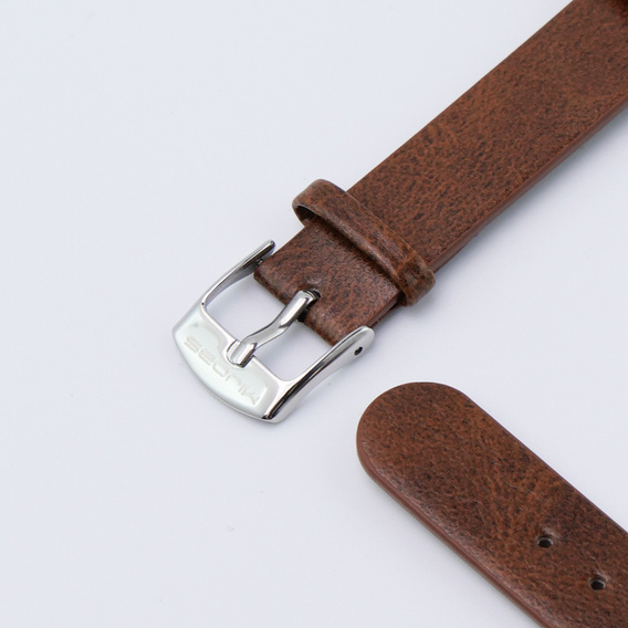 Pasek Skórzany do Xiaomi Smart Band 10 / 9 / 8, Brązowy