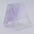 Etui do Samsung Galaxy Z Flip 4 5G, Sparkle, do Magsafe, fioletowe
