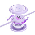 Baseus Free2Draw Mini – zwijany kabel USB‑C 100 W, 1m - fioletowy