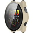 2w1 Etui + Szkło Hartowane do Garmin Forerunner 265S, Beżowe