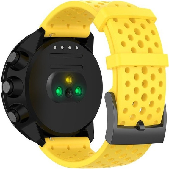 Pasek Silikonowy do zegarka Suunto Spartan Sport Wrist HRBaro / Suunto 9 / D5I - Light Yellow