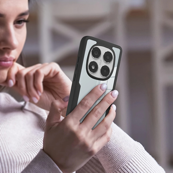 Etui do Xiaomi Redmi Note 14 Pro 5G / 14 Pro+ 5G, Shockproof, z folią, czarne