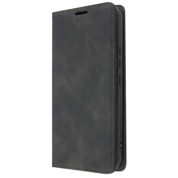 Etui do Samsung Galaxy A54, ERBORD Vintage portfel z klapką, czarne