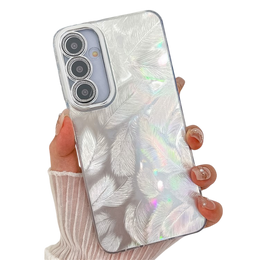 Etui do Samsung Galaxy A36 5G / A56 5G, Feather, srebrne