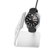 Aluminiowa Stacja Dokująca Ładowarka do Samsung Galaxy Watch 3/4/5/6/7 Active 2/Watch 5 Pro/Watch Ultra, Srebrna