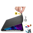 Etui z miejscem na klawiaturę Bluetooth do iPad Pro 12.9" 2021/2020/2018 (5/4/3 gen.), Czarne