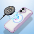 Etui z klapką Dux Ducis do iPhone 17, Skin X Pro, do MagSafe, fioletowe