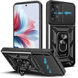Etui pancerne do Oppo Reno 11F 5G, CamShield Slide, czarne