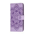 Etui z klapką do Xiaomi Redmi Note 9s/ 9 Pro, Mandala, fioletowe