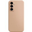 Etui do Samsung Galaxy A15, Silicone Lite, różowe + szkło 9H