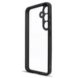 Etui do Samsung Galaxy S24+ Plus, Fusion Hybrid, z ochroną aparatu, przezroczyste / czarne
