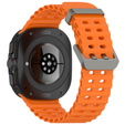Pasek Silikonowy do Samsung Galaxy Watch Ultra 47mm (2025 / 2024), Pomarańczowy