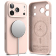 Etui Ringke do iPhone 17 Pro Max, Silicone Magnetic MagSafe, Pink Sand